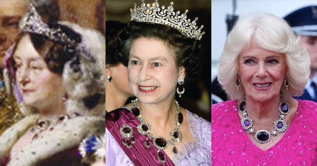 Queen Camilla’s Show-Stopping Amethyst Necklace