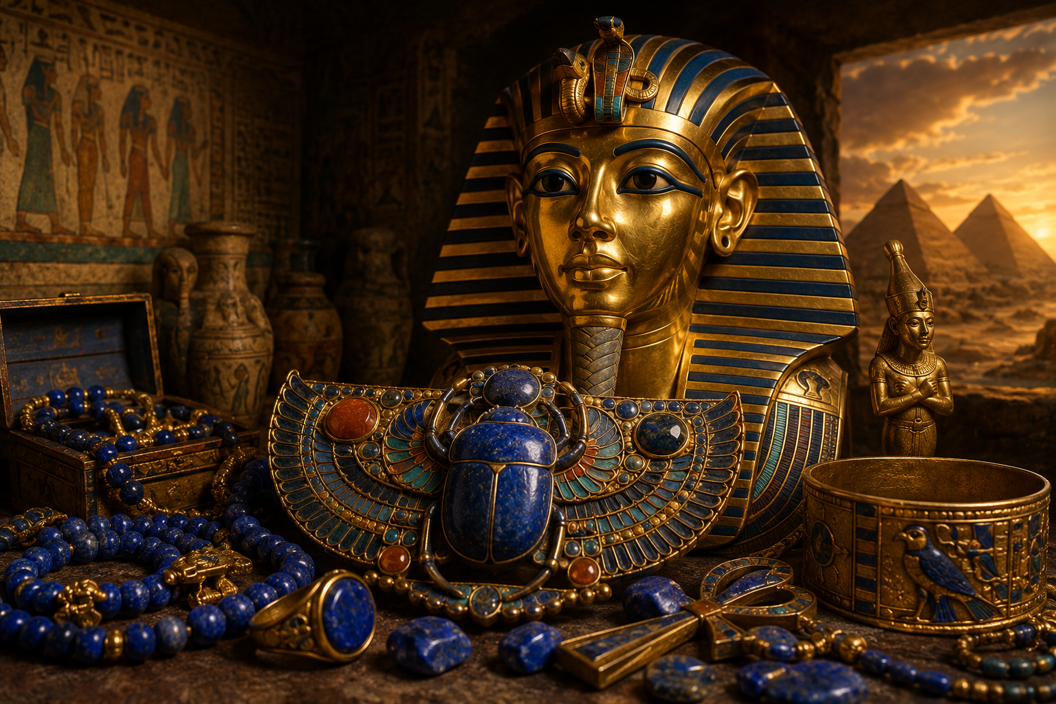 Tutankhamun’s Lapis Lazuli Treasures