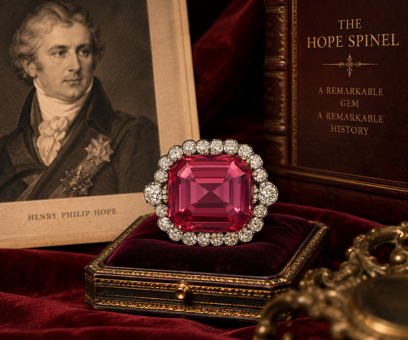 The Hope Spinel: The Historic Red Gem Once Mistaken for Ruby